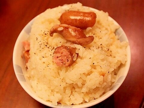 ウインナーの炊き込みご飯